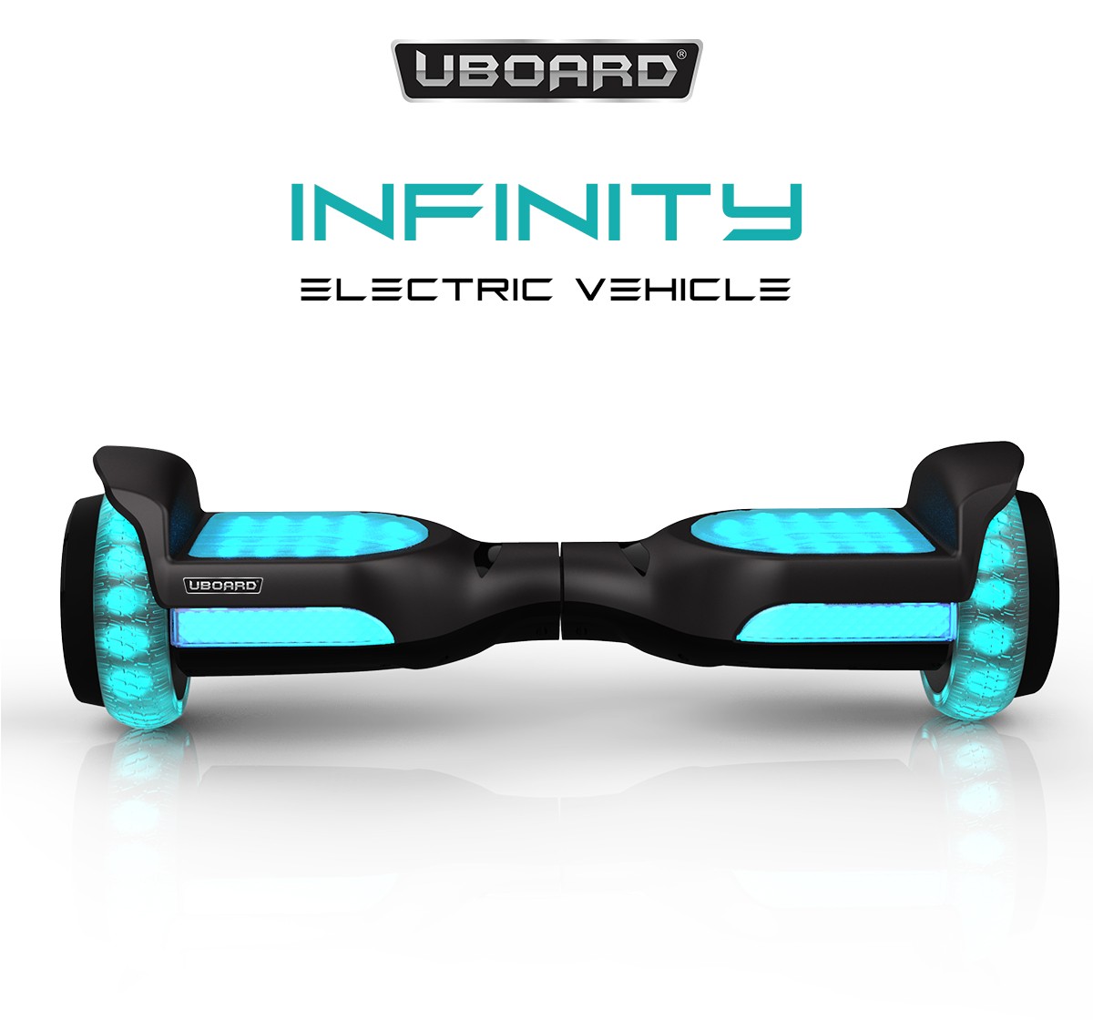 Uboard Infinity Hover Board for Outdoor Play, Multicolor, 14Y+